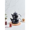 Набор чайников миди с кристально-черной эмалью