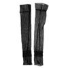 Women's Long Ultra-Thin Lace Arm Sleeves Cooling Mesh Sheer Ruched Tulle Lace Sunscreen Fingerless Arm Sleeves For Outdoor Activity