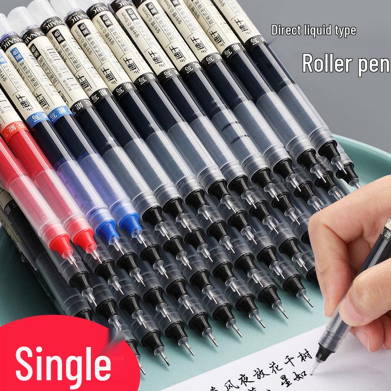 Black 0.5mm Needle Tip Ballpoint Pen for Office & Exams