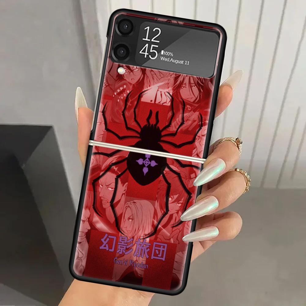 Huner X-Hunters Хроно Шизуку Жесткий Поликарбонатный Задний Чехол для Телефона для Samsung Galaxy ZFlip 7 6 5 Z Flip 4 ZFlip6 Z Flip7 5G ZFlip4 Flip3 Z