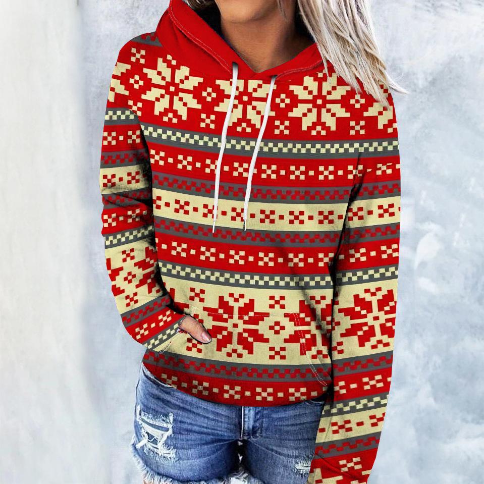 Рождественская елка толстовка мужчины женщины мода большие толстовки снежинка унисекс толстовка пальто женские толстовки рождественская одежда