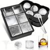 Diamond Rose Gun ETC. Shaped Ice Cube Mold Food Grade Silicone Square Ice Cube Maker Tray High Quality Mold For Bar Making Drink