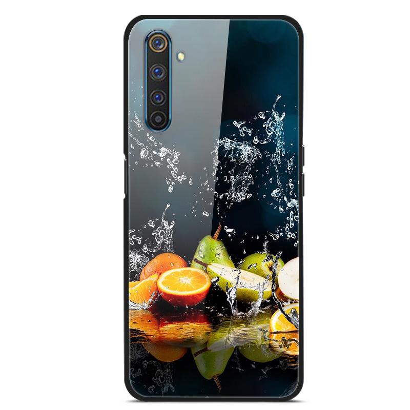 Для OPPO Realme XT Закаленное Стекло Чехол Мягкий Бампер Жесткий Funda Для OPPO Realme 6 Pro Realme X2 XT Чехол для Телефона Realme6 Задняя Крышка