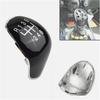 6 Speed Gear Stick Shift Knob Cap Cover Insert Black For Ford Focus Fiesta