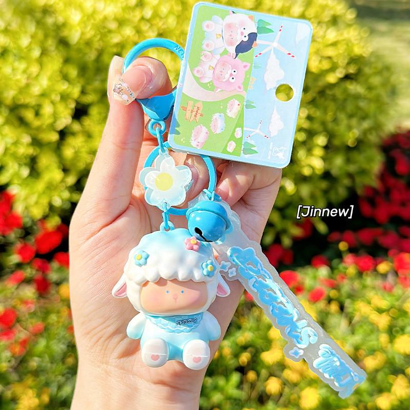 Шарф Овечка Мультяшный Брелок Милый Подвеска для Рюкзака Украшение Праздничный Подарок