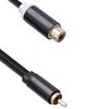 0,3 м RCA аудиодинамик Y-образный адаптер-разветвитель кабель RCA 1 штекер на 2 гнезда стерео аудиокабель золотого цвета