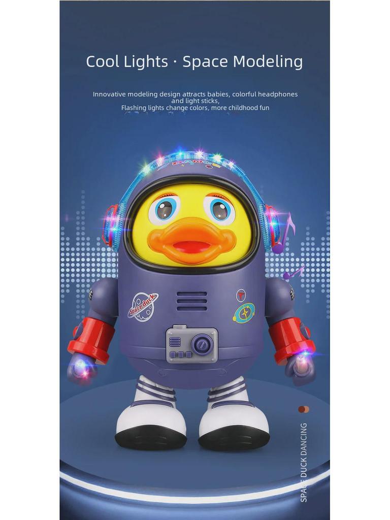 Поющий и танцующий робот-игрушка - Электрические качели Космическая утка для детей