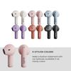 SUDIO A1 Wireless Earphones Open Ear Type iOS Android Compatible IPX4 Level Waterproof Design Scandinavian Design SDGs Sustainable Gift [] (Pink)