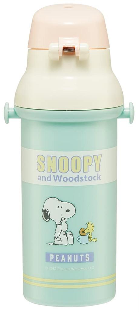 Бутылка для воды Skater Snoopy Pop Color 480 мл, антибактериальный пластик, сделано в Японии, детская PSB5SANAG-A