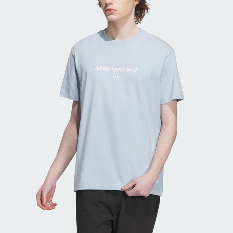 adidas Спортивная одежда Lounge Graphic Tee Мужские топы Синий IP4993