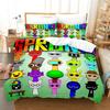 2026 NEW Teens Gifts Duvet Cover Set Game Sprunki Cartoon Bedding Set Quilt Cover Skin-friendly and Breathable for Bedroom Home