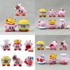 Collectible 6 Style Kirby Food Figurines Pvc Cute Car Decor Cake Accessories