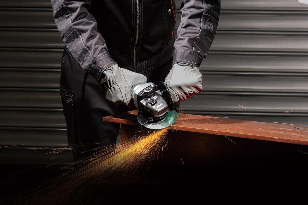 Углошлифовальная машина HiKOKI AC100V с диском 100 мм, смоляным кругом и тонким скользящим переключателем 56 мм, с защитой от повторного запуска G10SH7(S) Диаметр, Корпус, Диаметр, Переключатель,