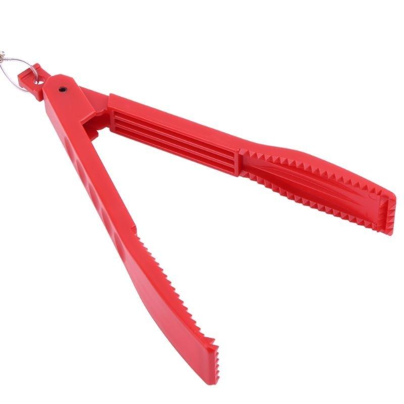 Рыболовный пинцет захват для рыбы с переключателем блокировки зажим для затягивания рыбы держатель тела инструмент захват 1 шт.