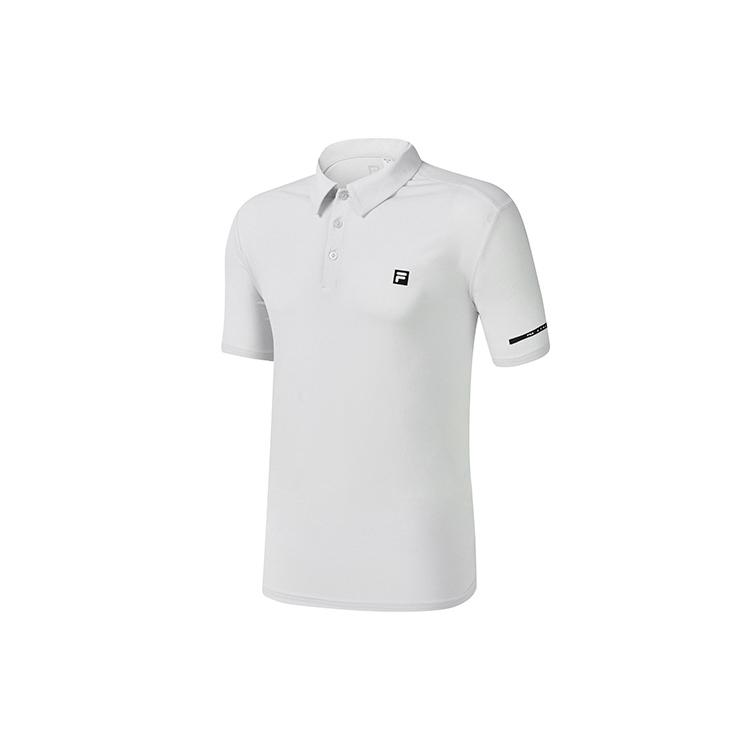 FILA Athletics Polo Shirts Men's Earth Gray Polo Collar Moderate Straight Fit A11M231121F-GY