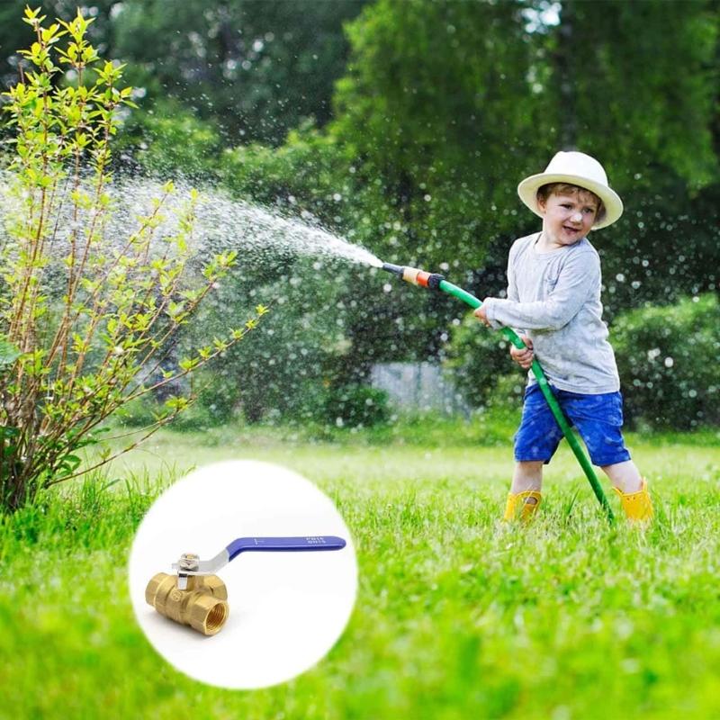 Коррозионностойкие трехходовые шаровые краны из латуни с рычажными ручками, усиленные 3-ходовые шаровые краны Т-образного типа для дома