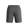 Under Armour Шорты мужские повседневные быстросохнущие со шнуровкой и средней посадкой, с логотипом, серые 1382620-025