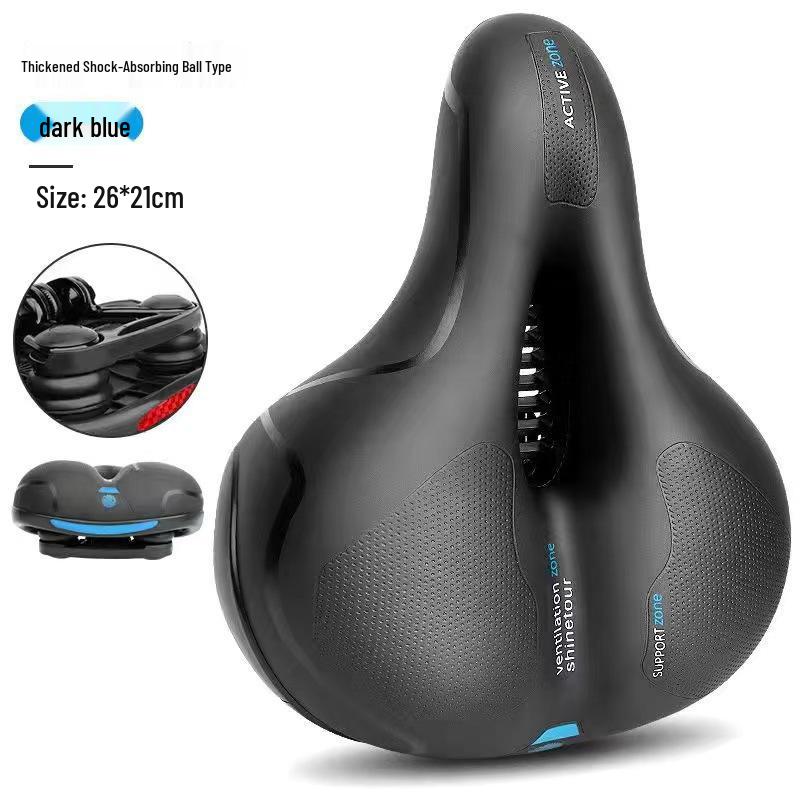 Super Soft Shock-Absorbing Mountain Bike Seat Cushion with Breathable Hollow Design