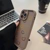 Простые линии и улыбающееся лицо Чехол для телефона iPhone 15 Pro Max 11 12 13 16 14 Plus Силиконовый противоударный чехол Защитная крышка для объектива