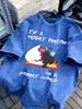 Black Cartoon Cat Printing Washed TShirts Womens Cotton Oversized Tops Distressed Short Sleeve T Shirt Summer Casual Clothes