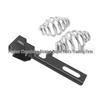 Harley Modified Motorcycle Seat Spring Bracket - Silver Retro Accessories