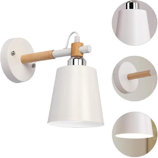 Uonlytech Светодиодный настенный светильник Настенный бра Простой ночник для дома, спальни, отеля, ресторана (Без лампы)