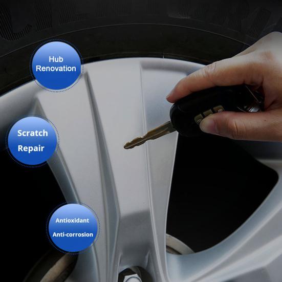 Car Rim Touch-Up Paint Wheel Touch-Up Pen Kit Super Adhesion Waterproof Compact Size Portable
