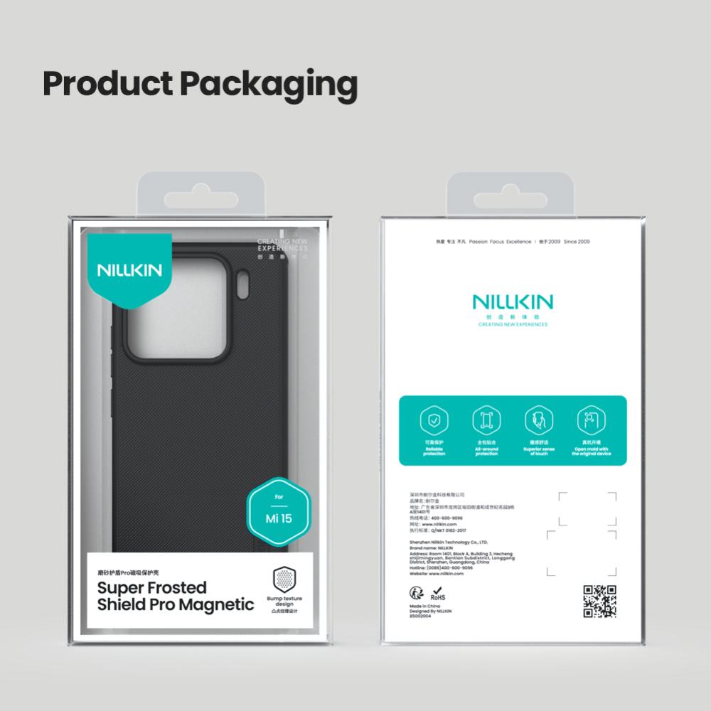 Для Xiaomi MI 15 Pro 5G чехол для телефона Nillkin Super Frosted Shield Pro Magnetic Hard PC+TPU Shell противоударный задний чехол