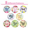 500 Pieces/roll In English Thank You Stickers Roll Stickers Material Decorative Materials Cute Sealing Stickers
