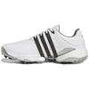 New Adidas Tour360 22 Boost Golf Shoes 'Cloud White Black Silver Metallic' GY9808