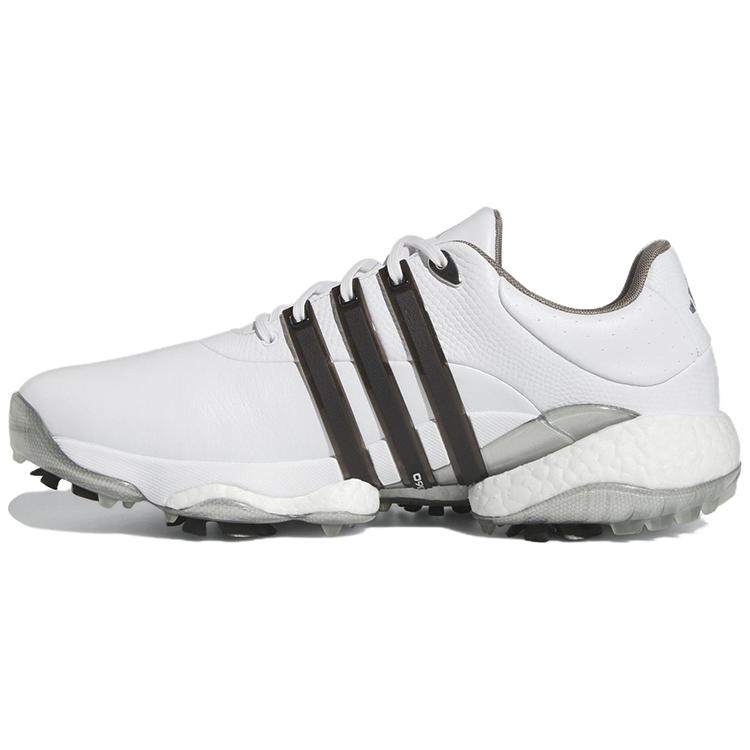 New Adidas Tour360 22 Boost Golf Shoes 'Cloud White Black Silver Metallic' GY9808