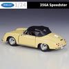 Welly 1/24 Porsche 356A Speedster Классический Винтажный Автомобиль Сплав Масштаб Модель Автомобиля Литой Металл Статический Детская Игрушечная Машина Транспортные Средства Подарки