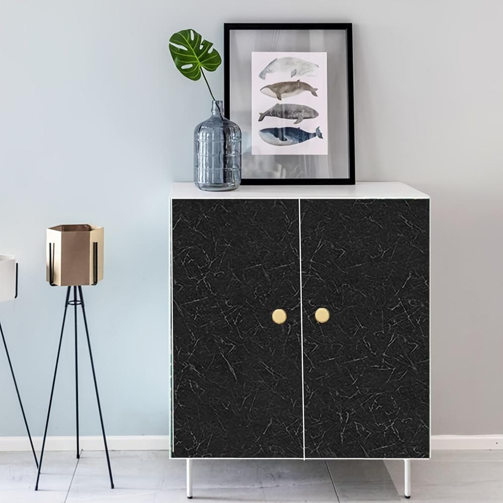 Самоклеящиеся черные шелковые обои 17,72x393,7 дюйма водостойкие тисненые узорчатые самоклеящиеся настенные покрытия для домашнего декора в рулоне