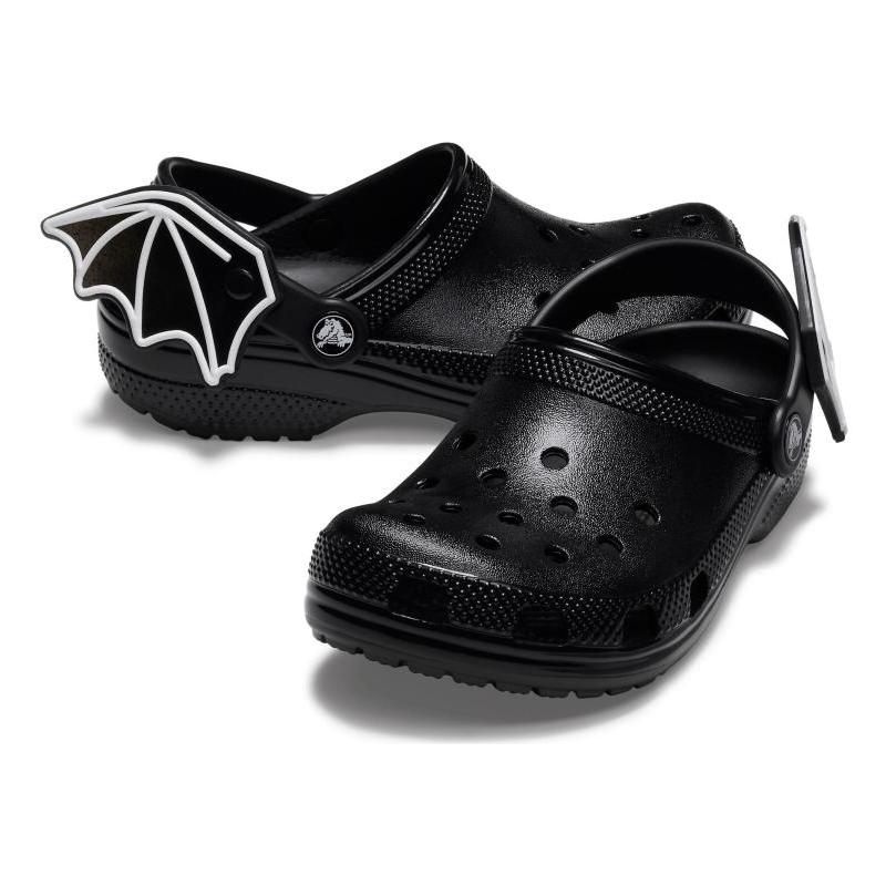 Crocs Детские сандалии с противоскользящей и износостойкой подошвой, черная детская модель
