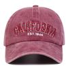 Регулируемая потертая кепка CALIFORNIA Washed Baseball Hats Мужская Женская Спорт на открытом воздухе
