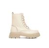 HX24026-1 Ecru Ankle Boots