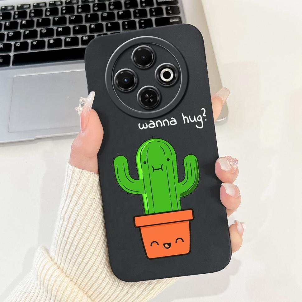 Чехол для Tecno Spark 30C Мультяшная Расписная Крышка Мягкий Силиконовый Чехол для Телефона Для Tecno Spark 30 30C Spark30C Spark30 Задняя Крышка Coque