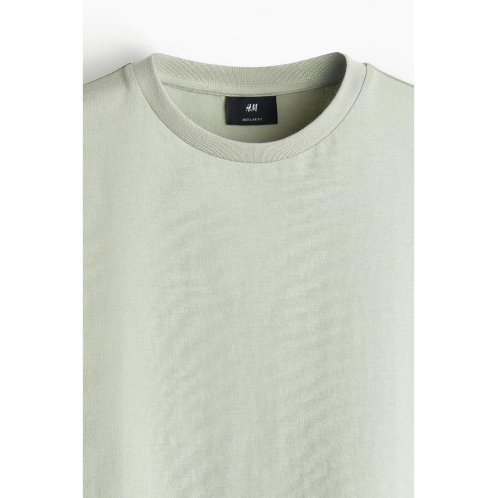 Футболка HM Regular Fit светло-зеленая