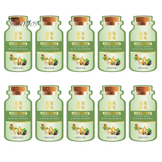 10 шт., 30 мл, пузырьковая краска для волос, нежный натуральный растительный экстракт, красящий шампунь для мужчин и женщин, ботаническая пена для крашения пузырьков