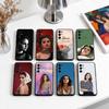 Чехол для телефона S-Selena Sweet G-Gomez-SG Для Samsung S25,S24,S21,S22,S23,S30,Ultra,S20,Plus,Fe,Lite,Note,10, Черный Чехол