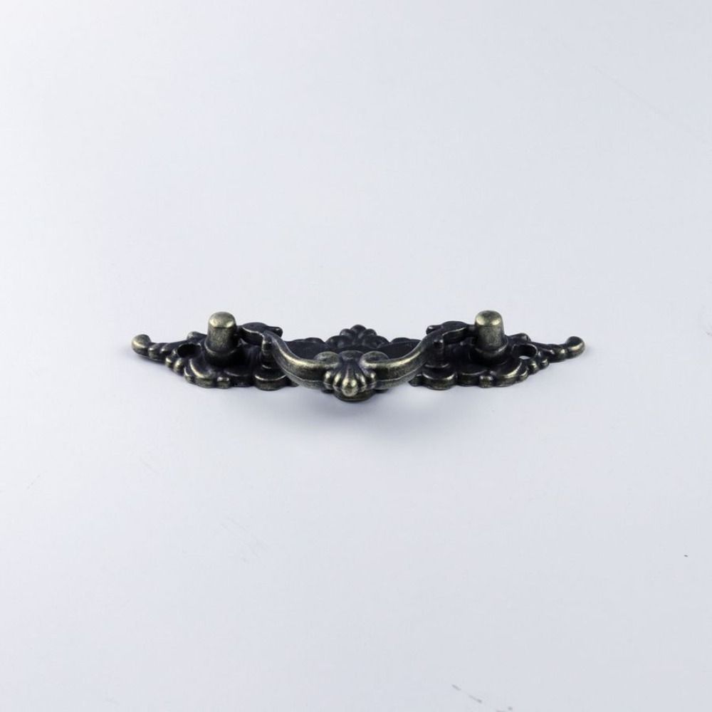 Decorative Vintage Pulls Zinc Zinc Zinc Alloy Drawer Ring Pulls Screw Drawer Handles Wood Case