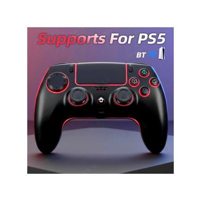 Беспроводной игровой контроллер для PS5, совместимый с консолью и ПК, с тачпадом и двойной вибрацией