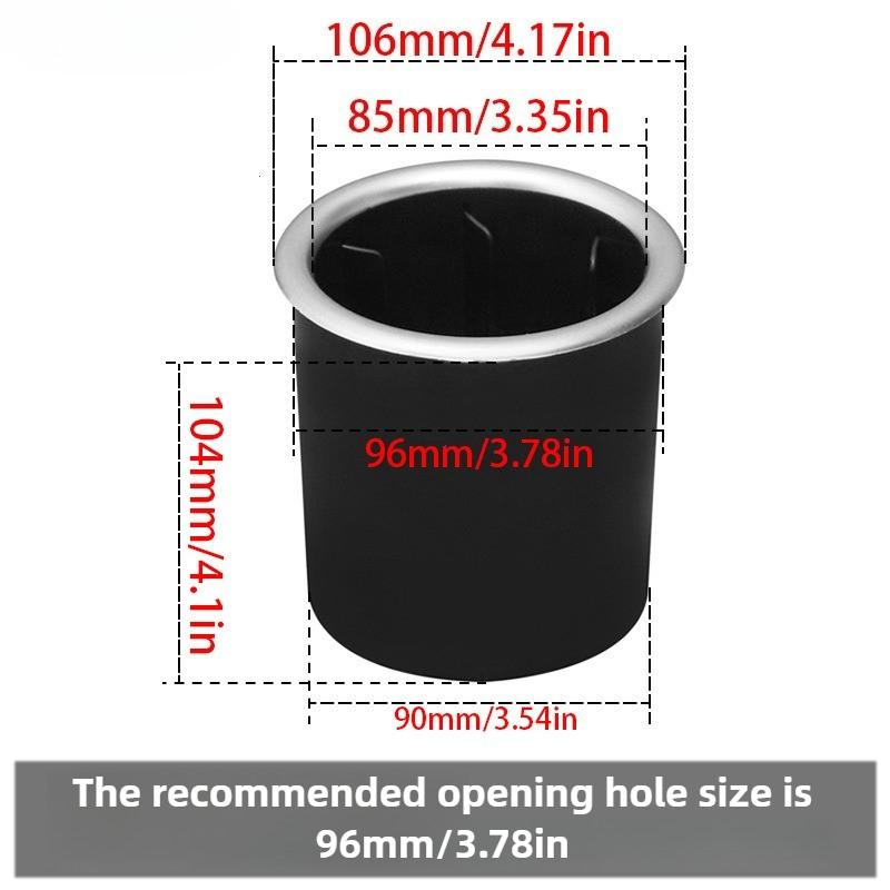 Универсальный подстаканник 85 мм, устойчивый, предотвращающий вибрацию, держатель для напитков для автомобиля, дома на колесах, лодки, дивана