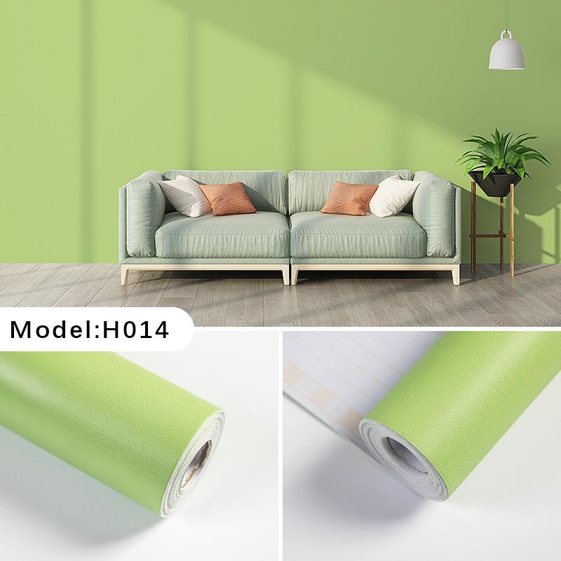 Однотонные обои из ПВХ, самоклеящиеся утолщенные обои для оклейки стен, ремоделирования мебели, обои для ремонта