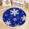 Free shipping! Winter Themed Snowflake Carpet for Cozy Spaces round carpet for home sofa bedroom, gift