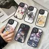 Милый аниме чехол для телефона Puella Magi Madoka Magica для iPhone 16 15 14 13 12 11 Pro Max Plus Кожаный мягкий чехол