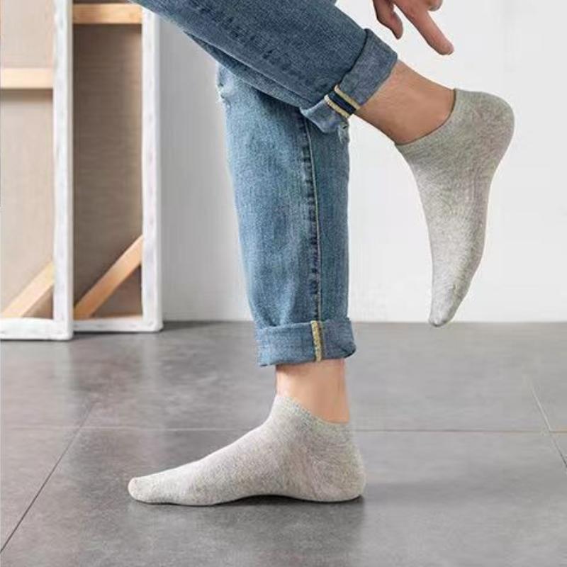 5 пар женских носков до щиколотки белого и черного цвета, женские носки, дышащие спортивные носки, однотонные носки-лодочки, удобные полиэстеровые носки