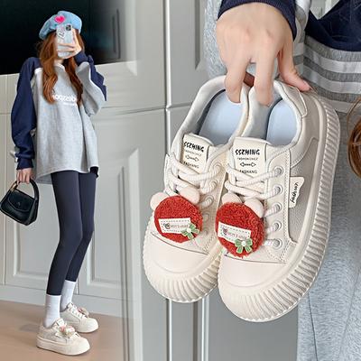 2025 маленькие белые туфли детские осенние новые корейская версия ins студентки досуг спорт универсальные кеды уличная съемка K182