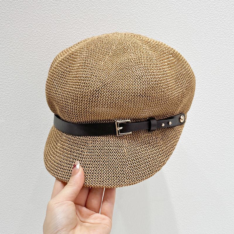 Женская вязаная восьмиугольная шапка-берет — для использования на открытом воздухе, в любое время года, модная и удобная — идеальный выбор подарка для модниц