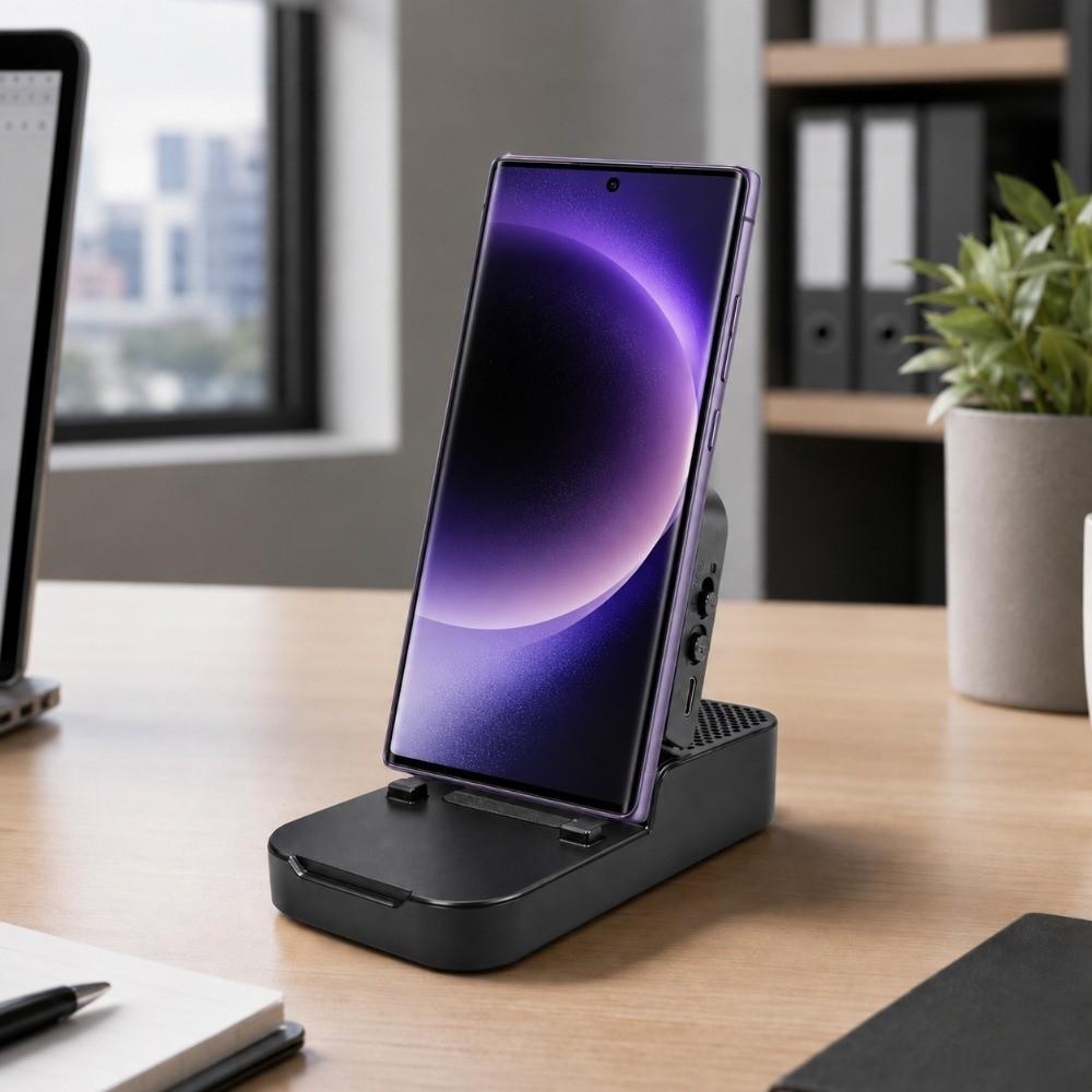 3-in-1 Mobile Speaker Holder Foldable Desktop Phone Holder 4-13 Inch Phones & Tablets